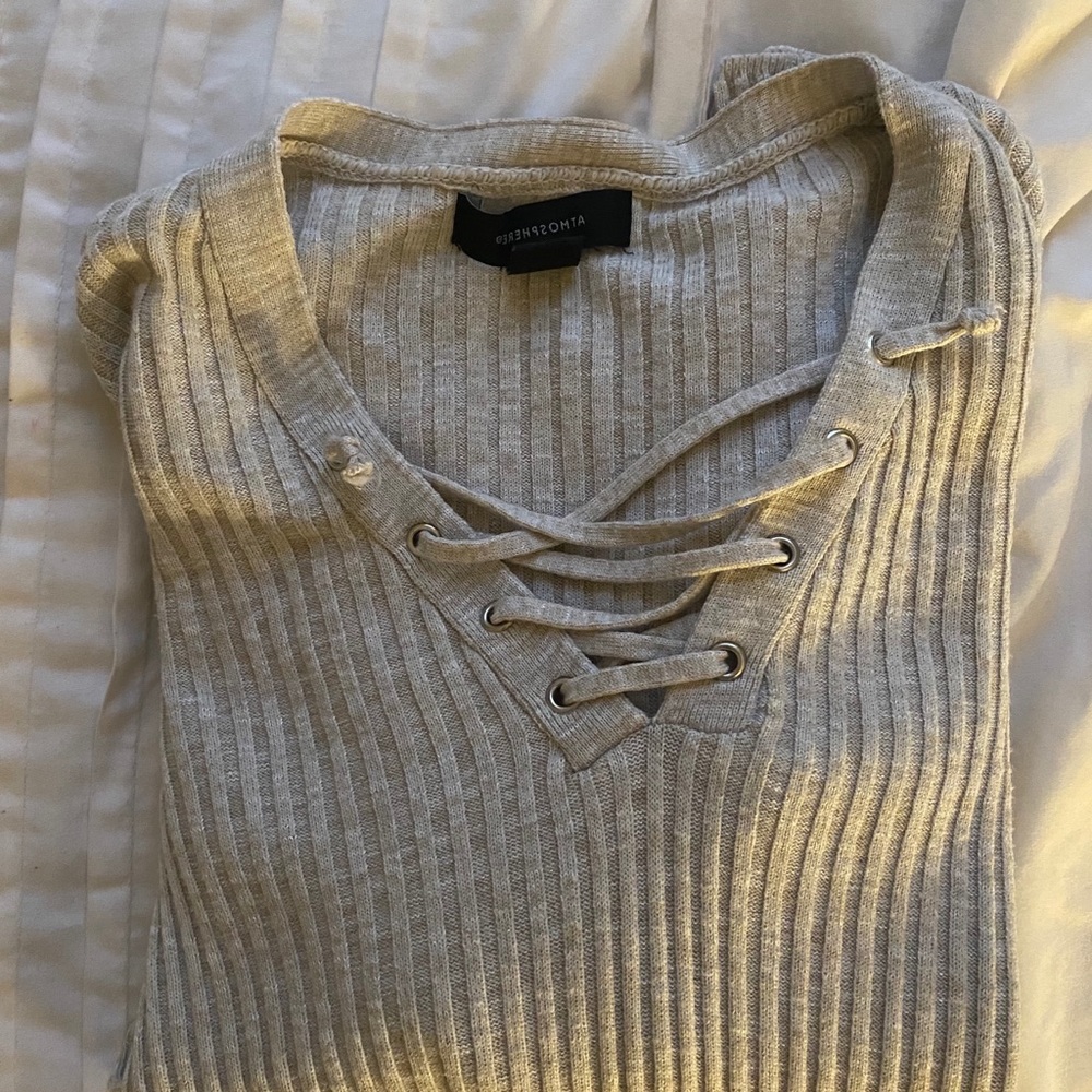 Criss cross sweater